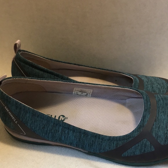 Merrill select fresh teal flats size 8 comfort - Picture 8 of 8